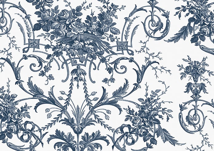 Laura Ashley Tuileries, Midnight - Roman Blind - Image 7
